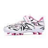 Small Size Velcro Football Shoes Boys and Girls Game Broken Nails Primary and Secondary School Students Free Lace-up Professional Training Shoes