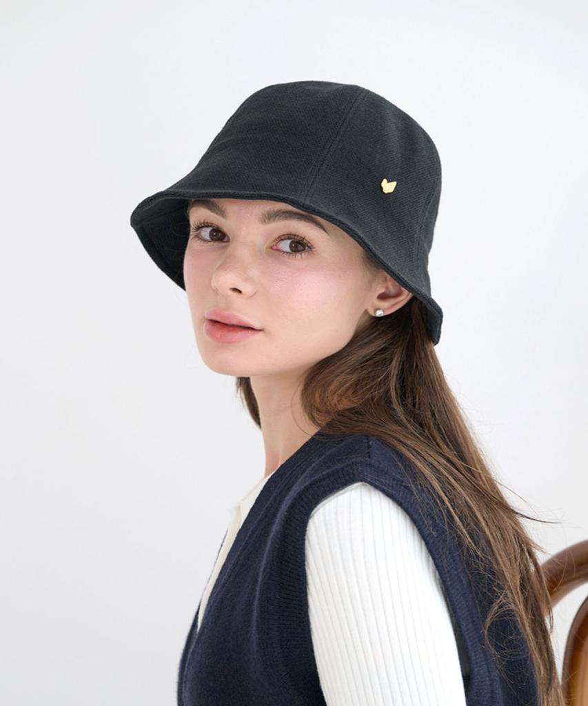 Koipeu Cotton Banding Bucket Hat Cf073Ht028 Blk