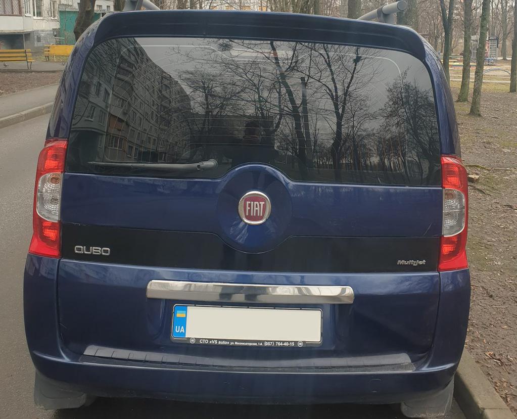 

Накладка над номером (нерж.) Carmos - Турецкая сталь для Fiat Fiorino/Qubo