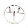 Base for Floor Standing Flower Arrangement Pole Display Stand Iron Round DIY Support Stable