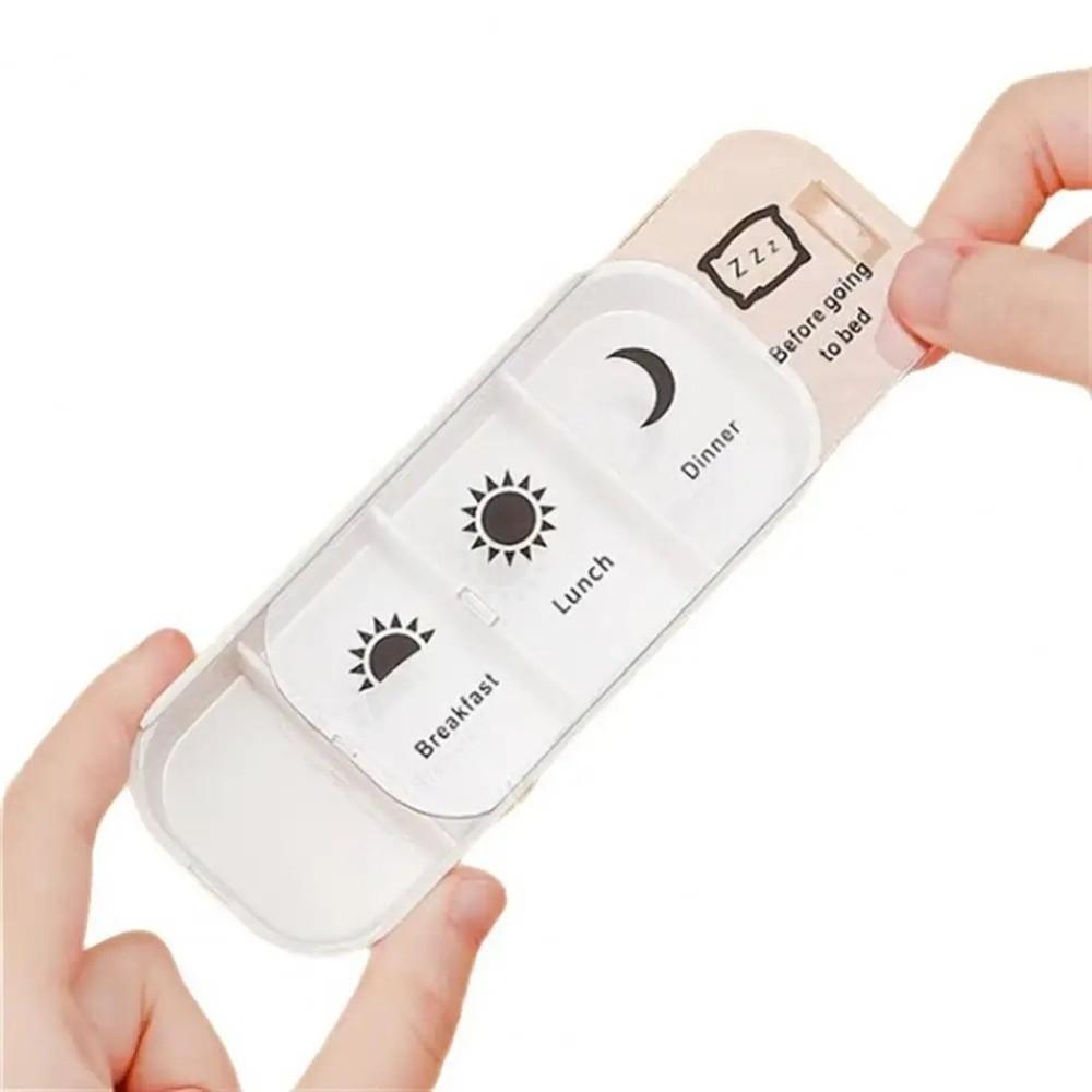 Plastic Medicine Box Large Pill Organizer Portable Slots Pill Container  Travel