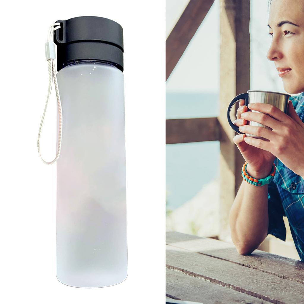 Water Bottle Shatterproof Impact Resistant PC Sports Water Mug Portable Lightweight Leakproof Gym