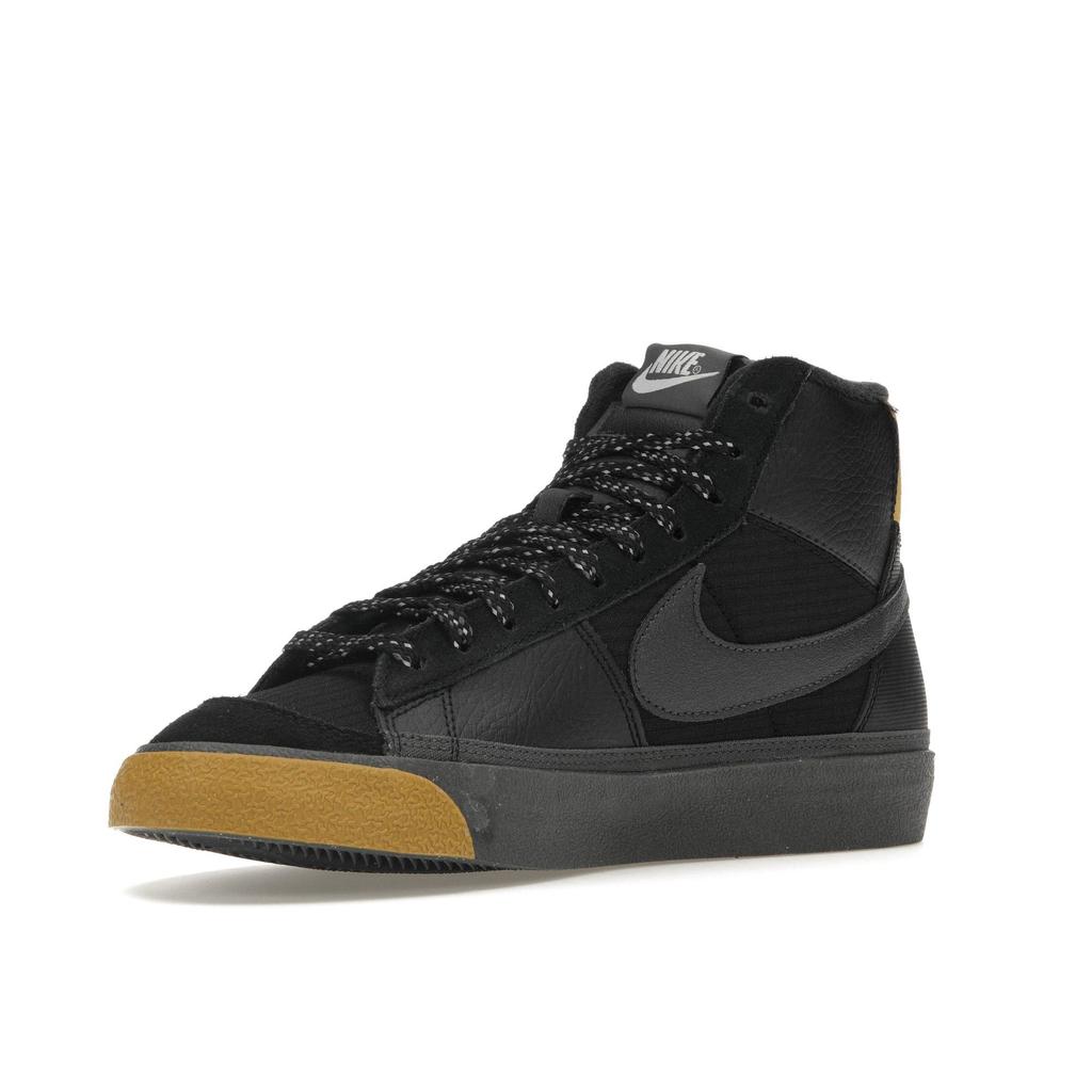 Nike Blazer Mid Pro Club Remastered - Schwarz Bronzine Herren Sneaker Mittel-Aschblau-Tönung FB8891-001