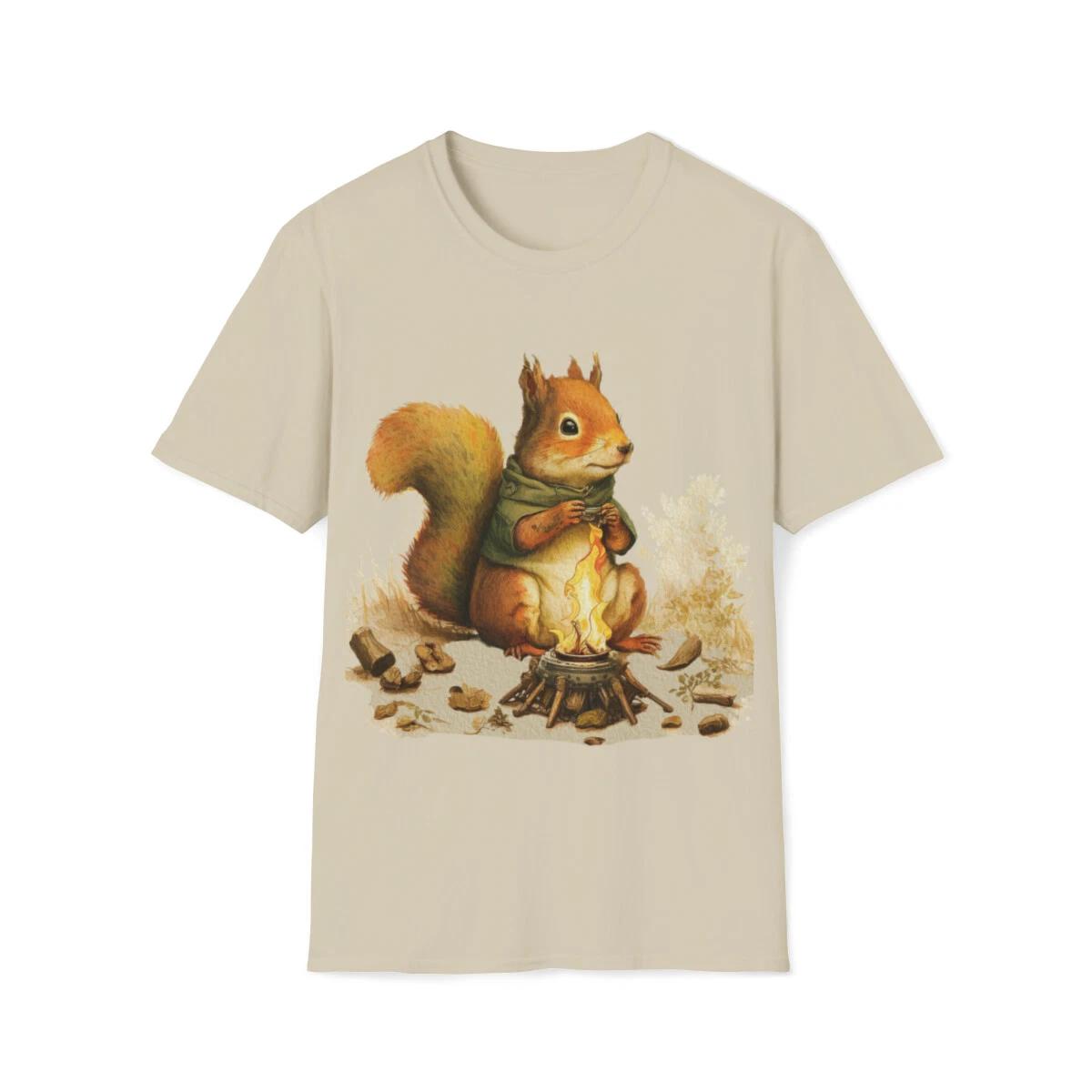 Funny Squirrel -Shirt Vintage Graphic Tee Perfect Gift for Wildlife Enthusiasts 3XL
