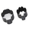 2PCS Leather Cutting Dies Alloy Steel Vegetable Shape Manual Punching Die Tool 51mm 43mm Height