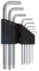 SK11 Ball Point Hex Wrench Inch SLBW09ISL Set, Size, 9-Piece Set, Approx. 25° Inclination, Semi-Long,