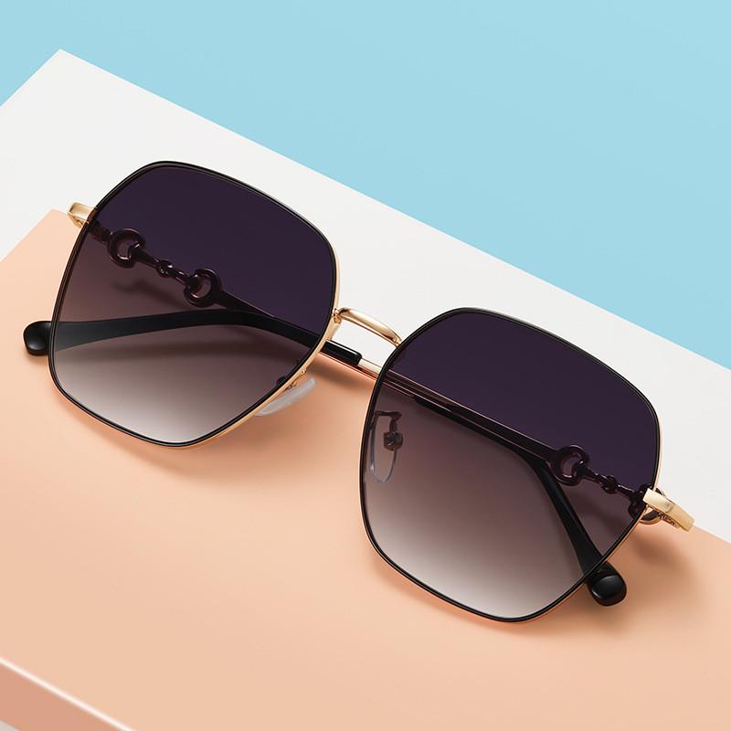 

Womens Fashion Square Sunglasses Uv400 Polarized Outdoor Party Eyewear For Summer 2023 Black Gray