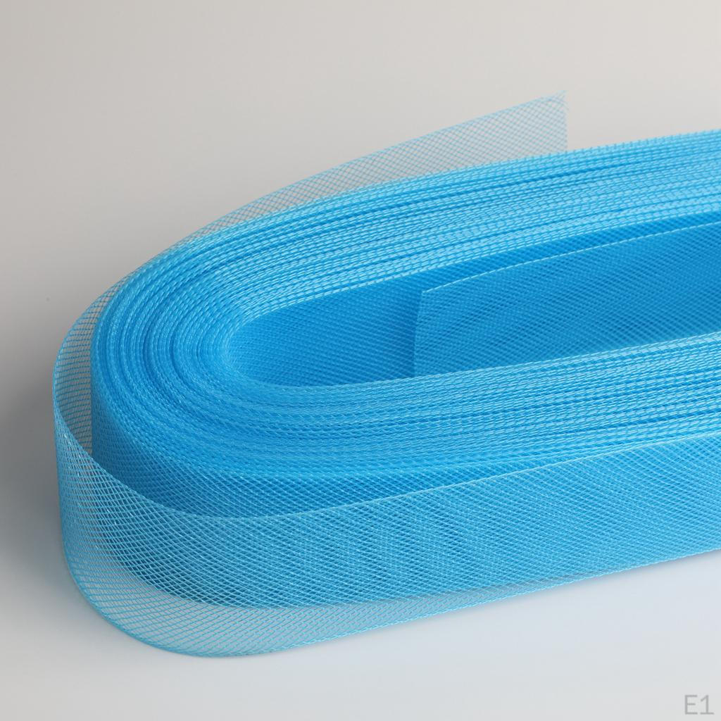 Crinoline Stiffening Tape Net Strap Decorative for Gift Wrapping Table Window And Chair