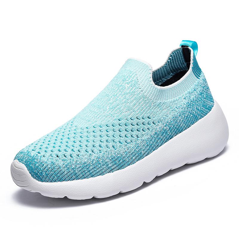 

Fashion Woman Shoes Knitting Sock Sneakers Casual Breathable Wedge Women Lightweight Slip On New Comfortable Spring Mesh Sports Shoes 35