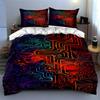 Abstract, vibrant, geometric. Bedding Duvet cover sets Duvet covers Pillowcases gifts (1 * Duvet Cover 2 * Pillowcases, without duvet insert)