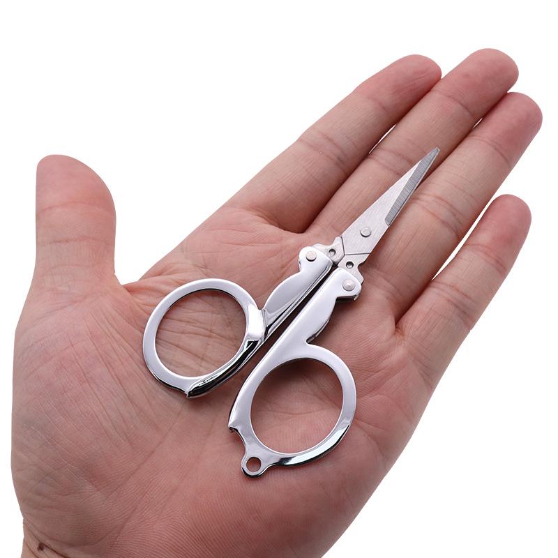 Stainless Steel Travel Folding Mini Scissors for Fishing and Multi-Purpose Use