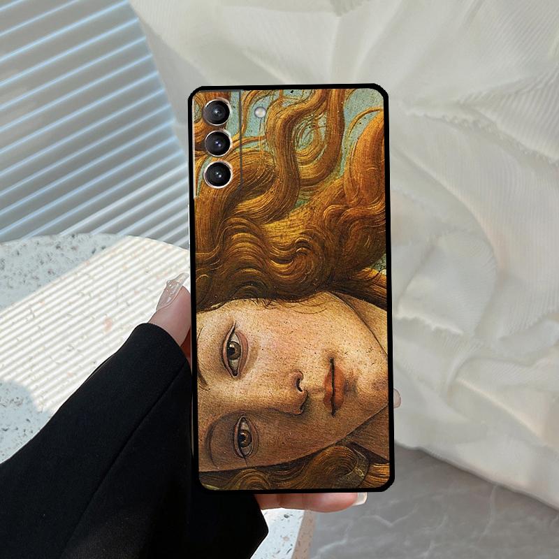 Art Painting Birth Of Venus Funda For Samsung Galaxy S22 Ultra S21 FE S20 FE S8 S9 S10 Plus Note 10 20 S23 Ultra Case
