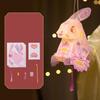 Paper Handheld Rabbit Lantern Handmade Mid-Autumn Festival Lantern  School Project