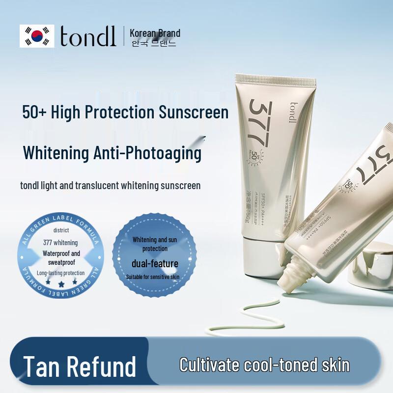 Tondi 377 Whitening SPF50+ PA++++ Sun Protection