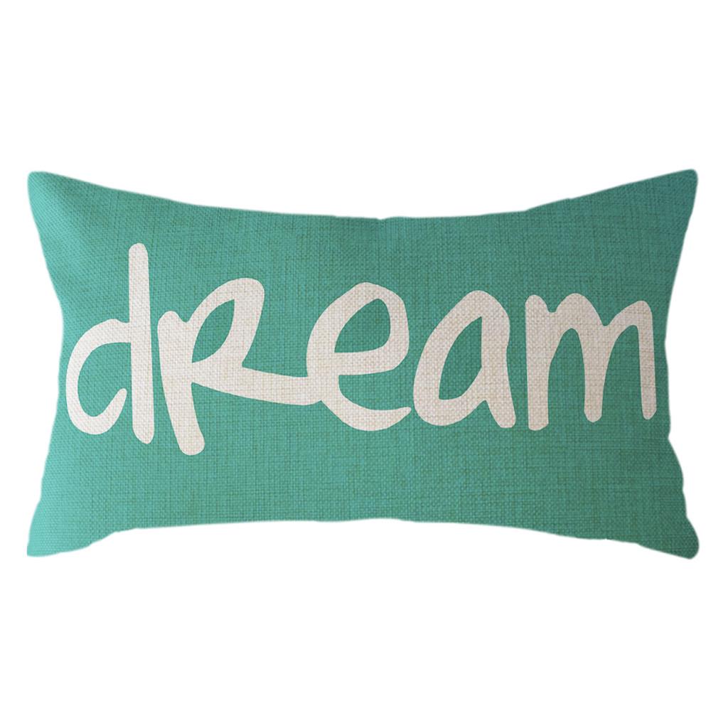 Minimalistischer geometrischer Kissenbezug aus Leinen, 30 x 50 cm, Kissenbezug für Zuhause