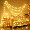 LED Snowflake Light Garland Battery-operated Fairy Light Star Garland Birthday Decoration Party Holiday Strar Fairy Lights