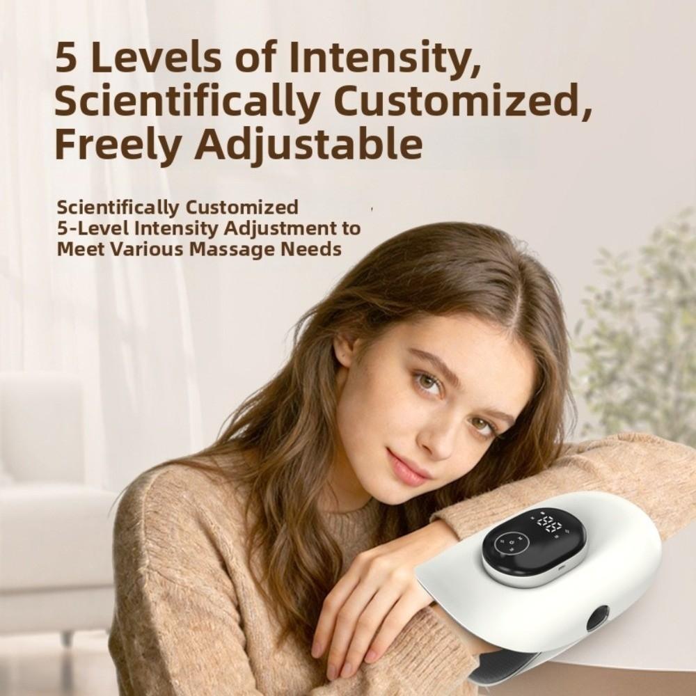 Warm Electric Massager Hot Compress Finger Stretching Device Wrist and Palm Massage Machine  Gift