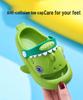 Shark EVA Perforated Summer Sandals for Kids - Non-slip Cartoon Indoor Slippers for Boys and Girls.