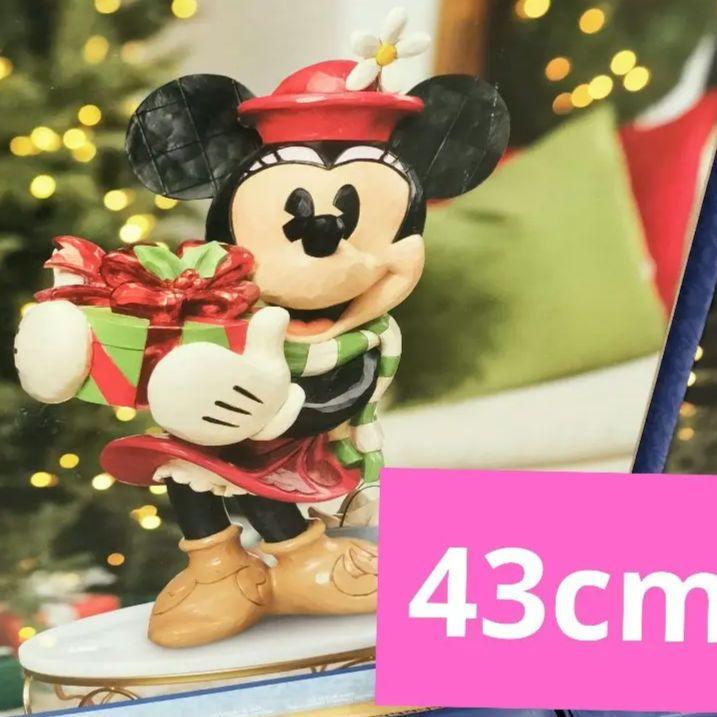 

[USED] Jim Shore Minnie Mouse 43cm Figurine Christmas Disney