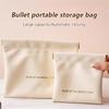 Pu Leather Simple Mini Lipstick Makeup Storage Bag Women Square Small Cosmetic Pouch Portable Make Up Key Organizer Bags