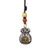 Zodiac Gold Ingot Lucky Bag Pendant Keychain - Daily Income Wealth Ornament Handicraft.