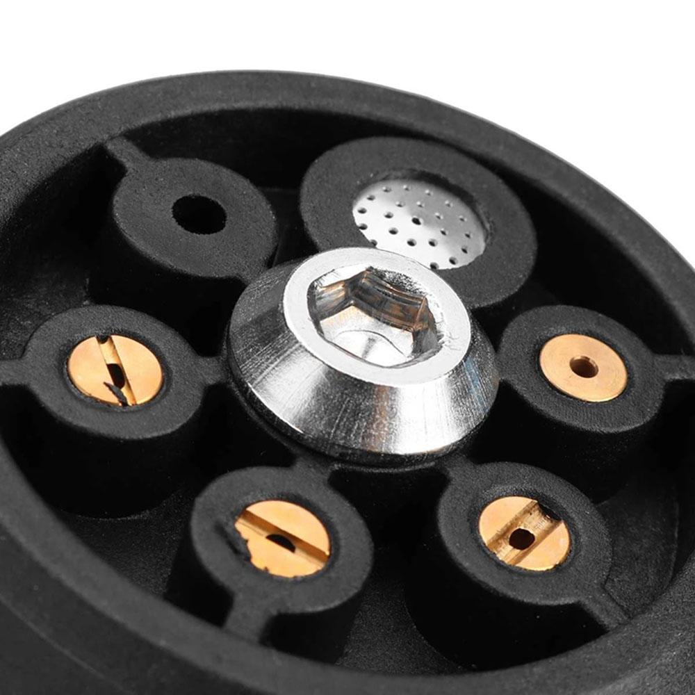 Kunststoff 6 in 1 Verstellbare Düse für 1/4 Zoll Hochdruck Akku Reiniger Wasserpistole Teil Schlauchdüse Autowaschzubehör