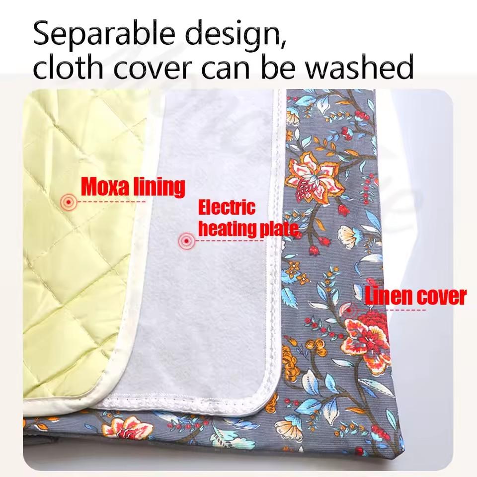 Big Size Electric Heating Moxibustion Blanket Full-body Moxa Therapeutic Heat Pad Winter Mattress Remote Control Timing Heating