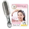 Marie Star Scalp Brush Shampoo Brush with Double Bristle Structure for Hair Care and Scalp Massage