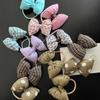 Floral Printed Ponytail Holder Elastic Band Hair Tie Fashion Rubber Bands  Children
