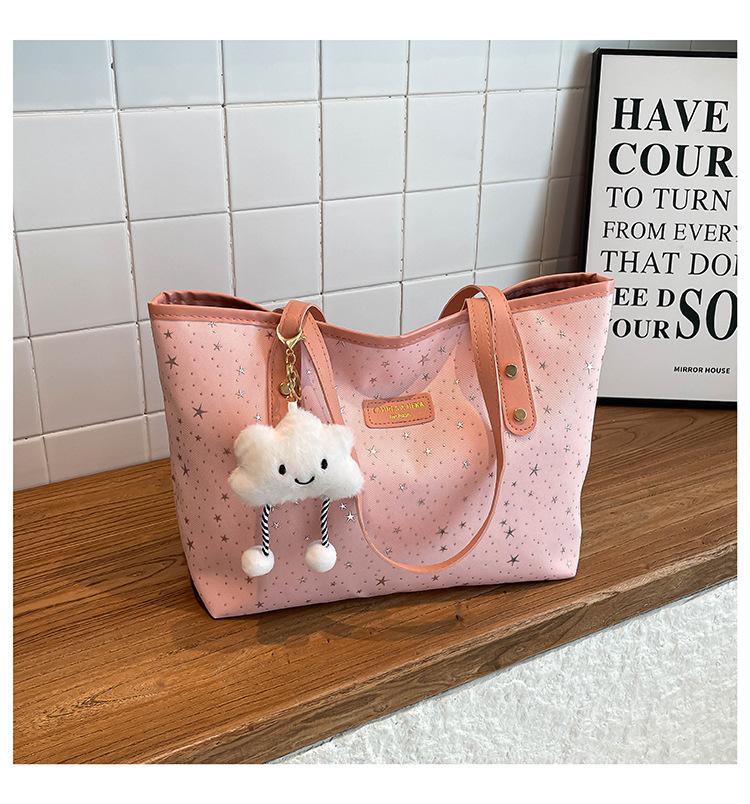 

New Large Capacity Tote Shoulder Bag Fashi Commute Handle Bag Comfortable and Versatile Texture Storage Bag High Quality