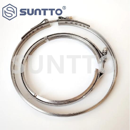V-Clamp V-band clamp for HE400V HE431 HE451 HE500 HE531 HE551 HE561V R.G.RAY 4041107 2PCS compressor end and turbine end