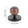 Spherical Wooden Handle Coffee Tamper Aluminum Alloy Coffee Tamping Tool  Coffee Making