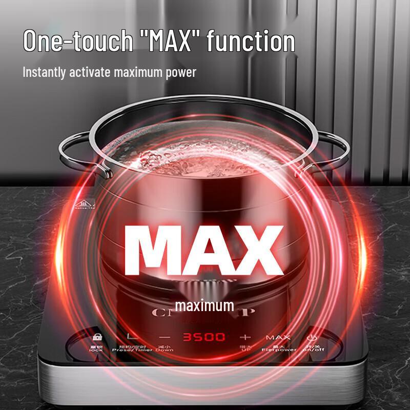 Cmdieip German 3500W Multi-Function Induction Cooktop CN plug (adapter included)
