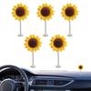 Sunflower Car Accessories Dashboard Decoration, Sunflower Car Dashboard Decor - Vista Print 5 Pieces