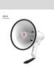 Lei Gong CR-62 High Power 30W Bluetooth Megaphone with USB, Recording, & Card Slot