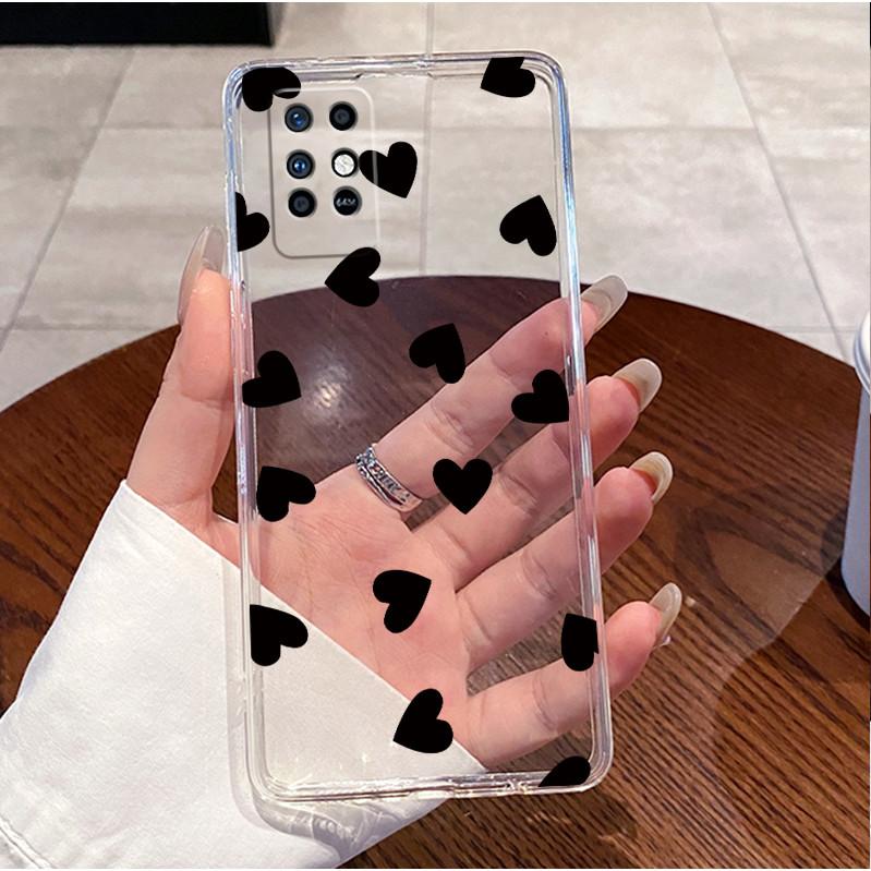 For Infinix Note 8 Case Clear Luxury Cute Love Rabbit Funny Cartoon Soft TPU Silicone Phone Case Infinix X692 Note 8 Back Cover