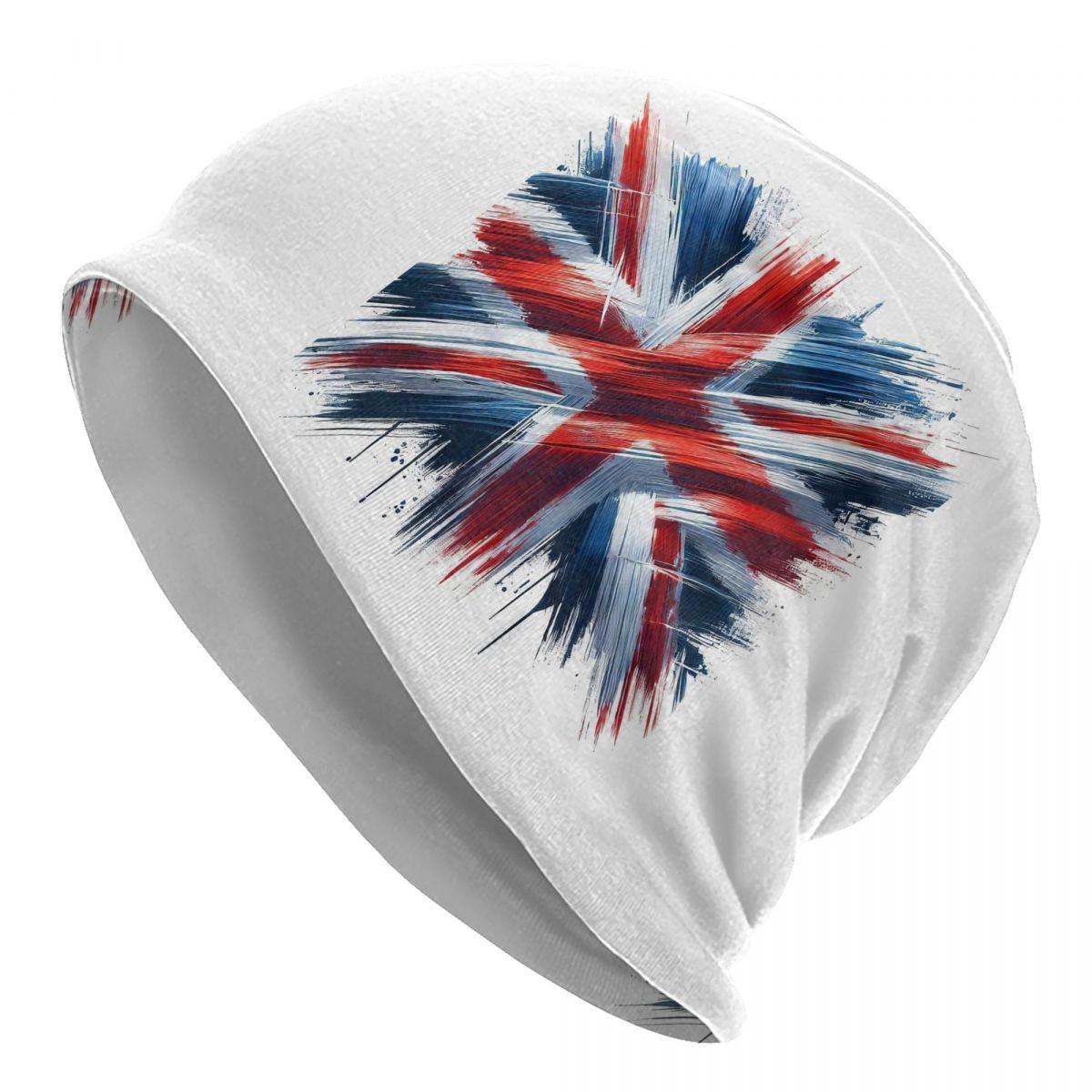 

British Flag Unisex Adult Beanies Caps Knitted Bonnet Hat Warm Fashion Autumn Winter Outdoor Skullies Hats One Size