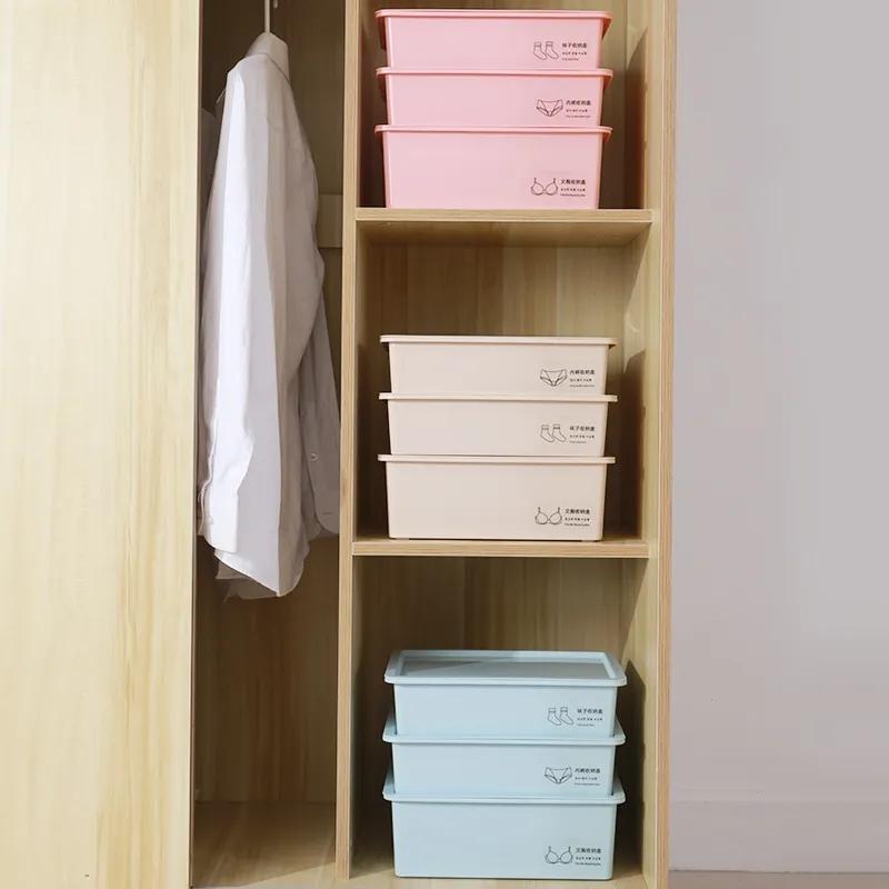 WTEMPO Pudełka do przechowywania bielizny Przedział Domowy plastikowy biustonosz Bielizna Skarpetki Pudełka do przechowywania