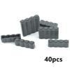 Briques de Construction DIY 1x2 Points Briques Ondulées Jouets Éducatifs Créatifs pour Enfants Compatibles Avec 30136