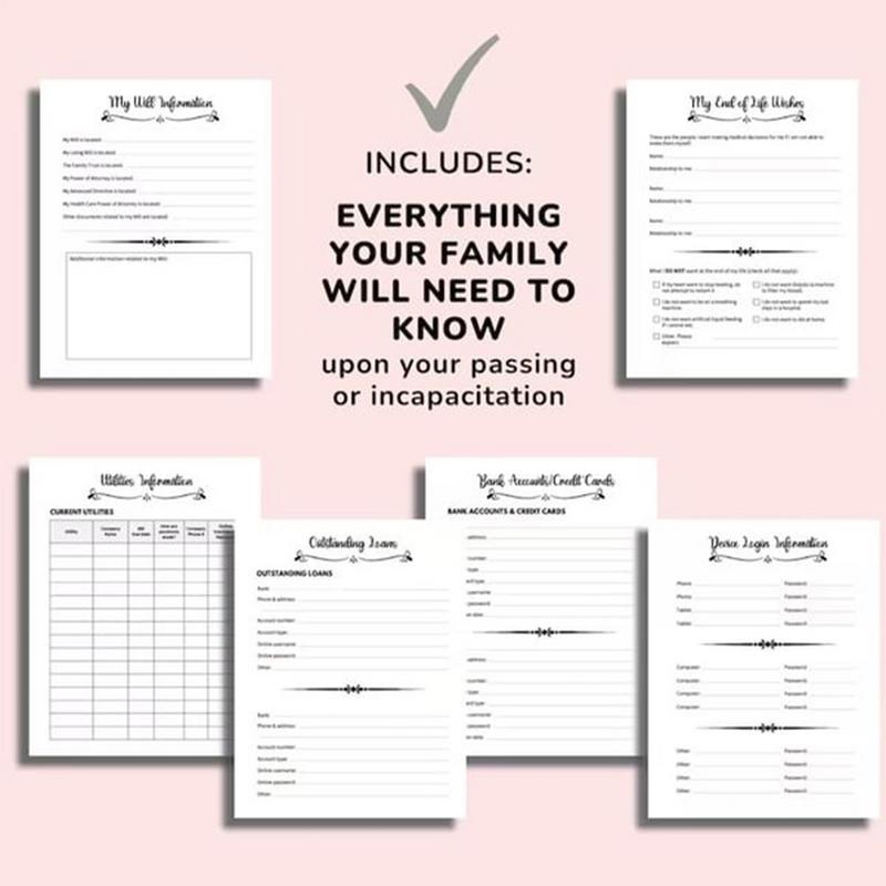 New Funny End Of Life Planner Organizer Workbook Sorry Its Your Problem Now Because Im Dead Guided Final Arrangements