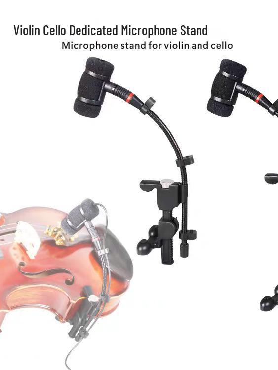 Instrumentenmikrofon-Clip-Ständer für Violine, Viola, Cello, Akustikgitarre