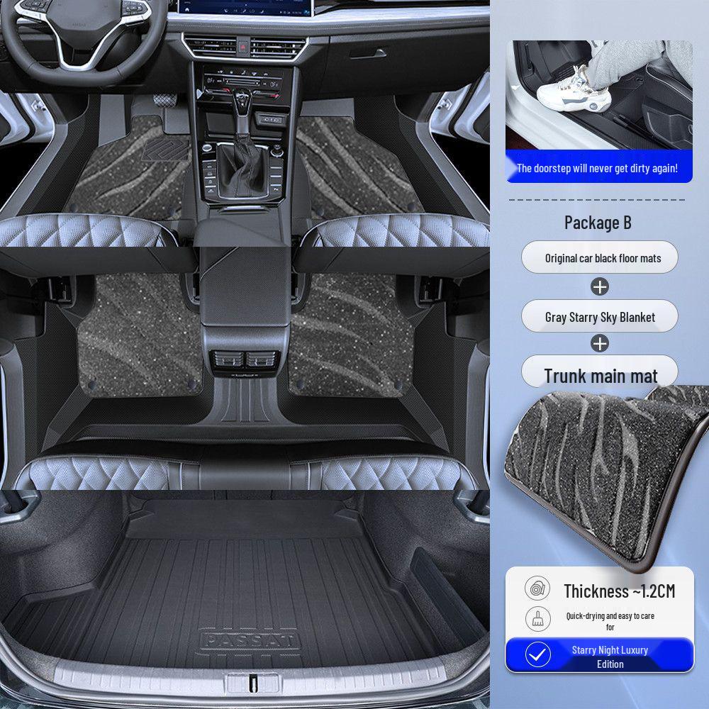 Carpet-Style TPE Floor Mats for Buick Regal 17 - Custom Fit Interior Body Kit Accessories