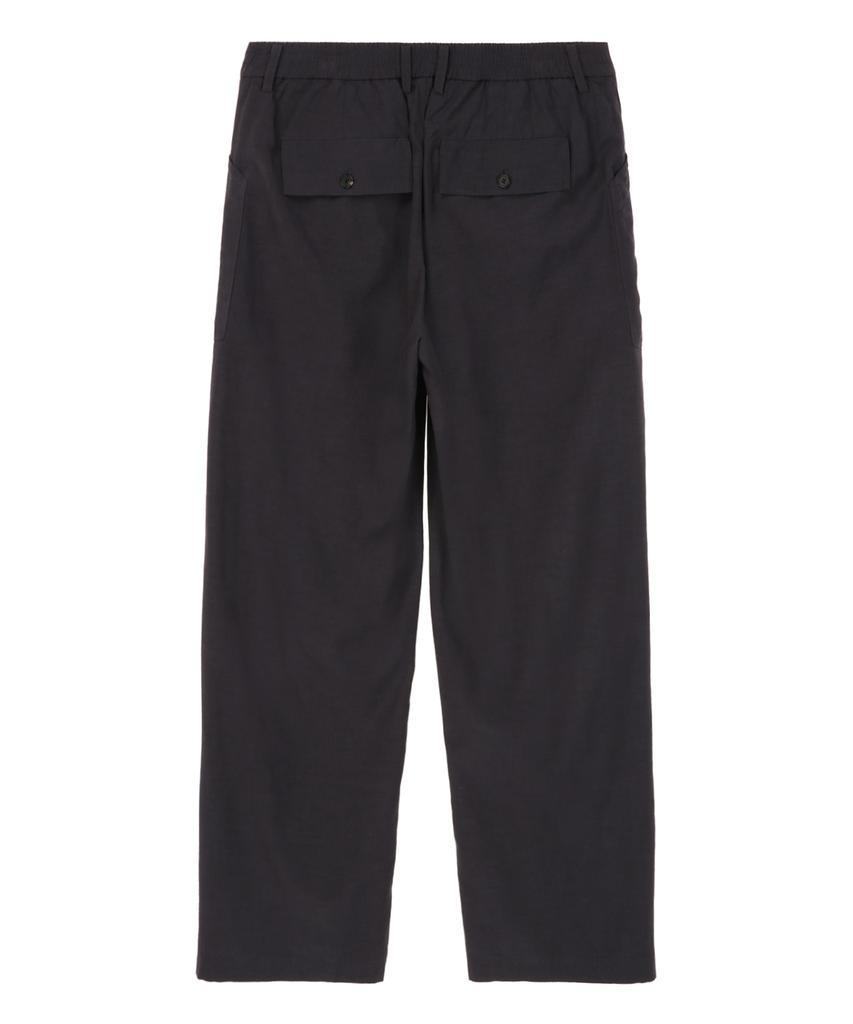 Jilseutyueoteunyuyogmaen Linen Blend Setup Pants - Dark Navy (Jnpa6B512N3)