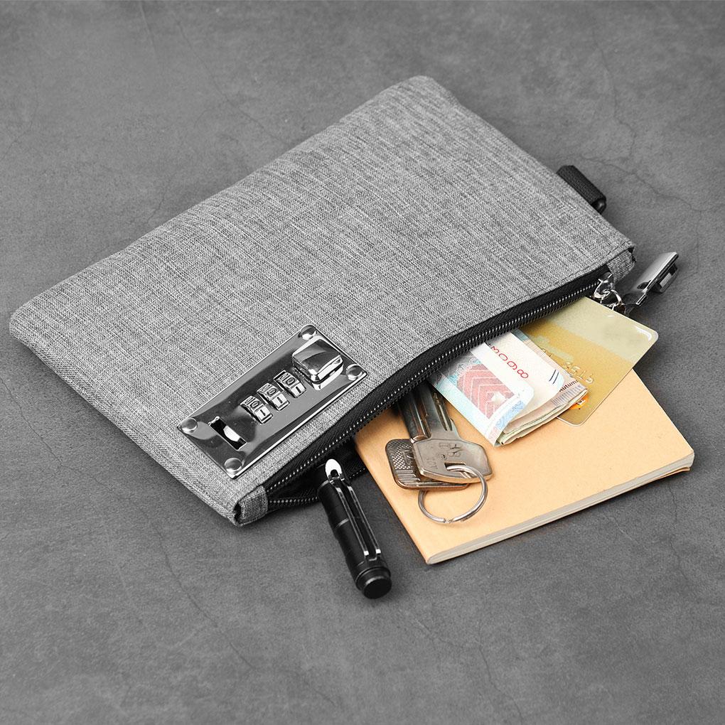OxfordCloth Portable Wallet With Password Lock For Enhanced Privacy Anti-theft Portable Wallet Purse
