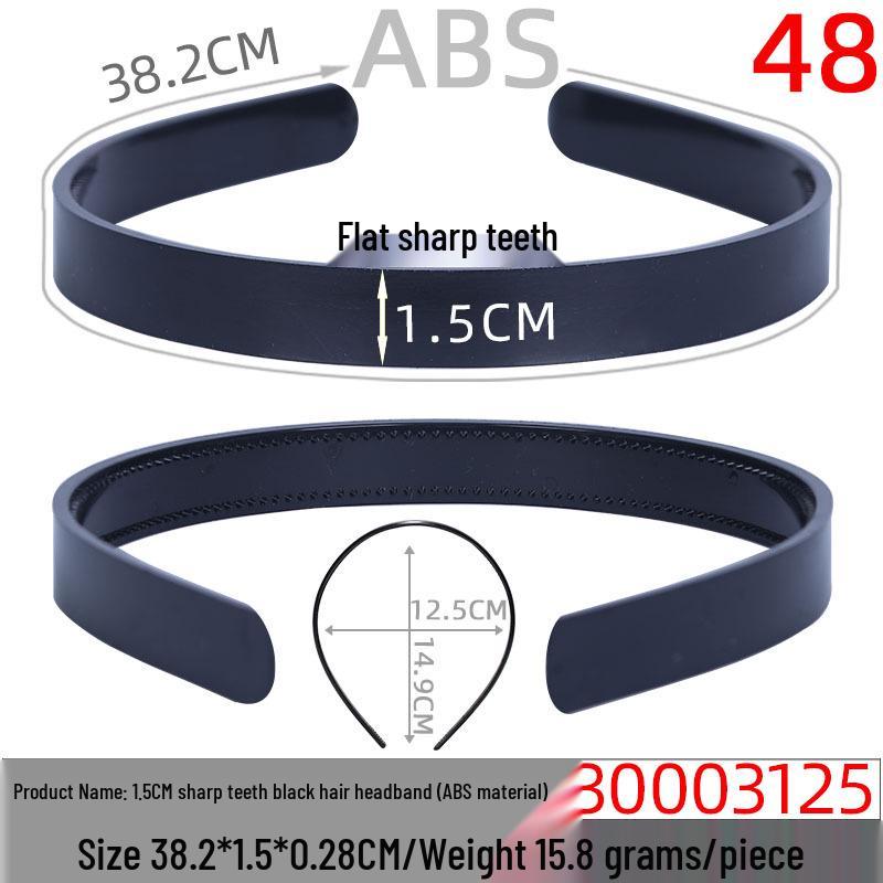 Unisex Invisible Sports Iron Headband - Korean Style Wave Hair Clip.