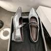 [Armano] Damen Mary Janes mit weicher Sohle und Innenhöhe 2025 Frühjahr und Herbst neu Einriemen mit Rock Einzelne Schuhe Tide