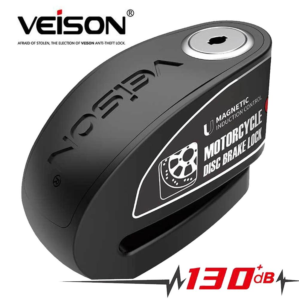 Motorcycle Waterproof Alarm Lock Bicycle DiscLock Lntelligent Controllable Alarm Disc Brake Lock Electric CarLock DiscBrake Lock DX26 Black