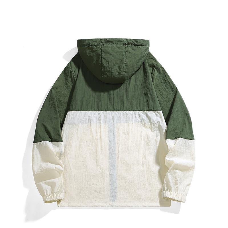New Couple Sunscreen Clothes, Light and Breathable, UV-proof Skin Clothes, Outdoor Ice-feeling Hooded Jacket