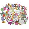50PCS Wooden Buttons Natural Wood 2-Holed Fastener Buttons for Sewing Knitting Handcraft  Cartoon Animals Printing Patterns
