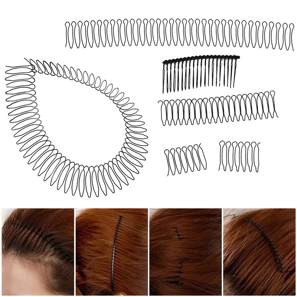 Easy to Use U Shape Hair Finishing Fixer Comb Baby Hair Tame Hair Finishing Clip Hairstyle Fixed
